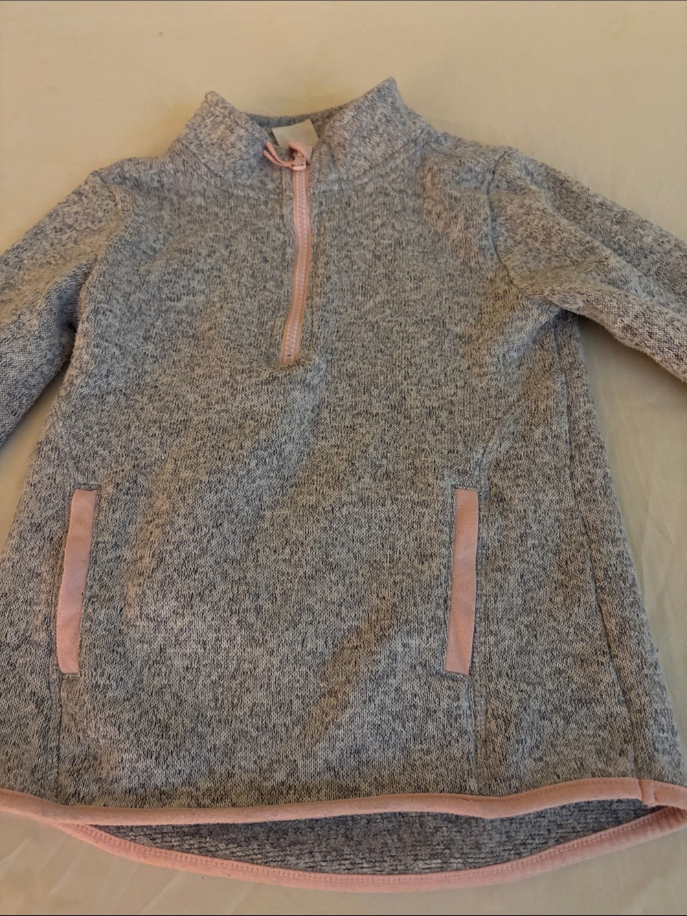 Athletic Works Gray Pullover with Pink Trim